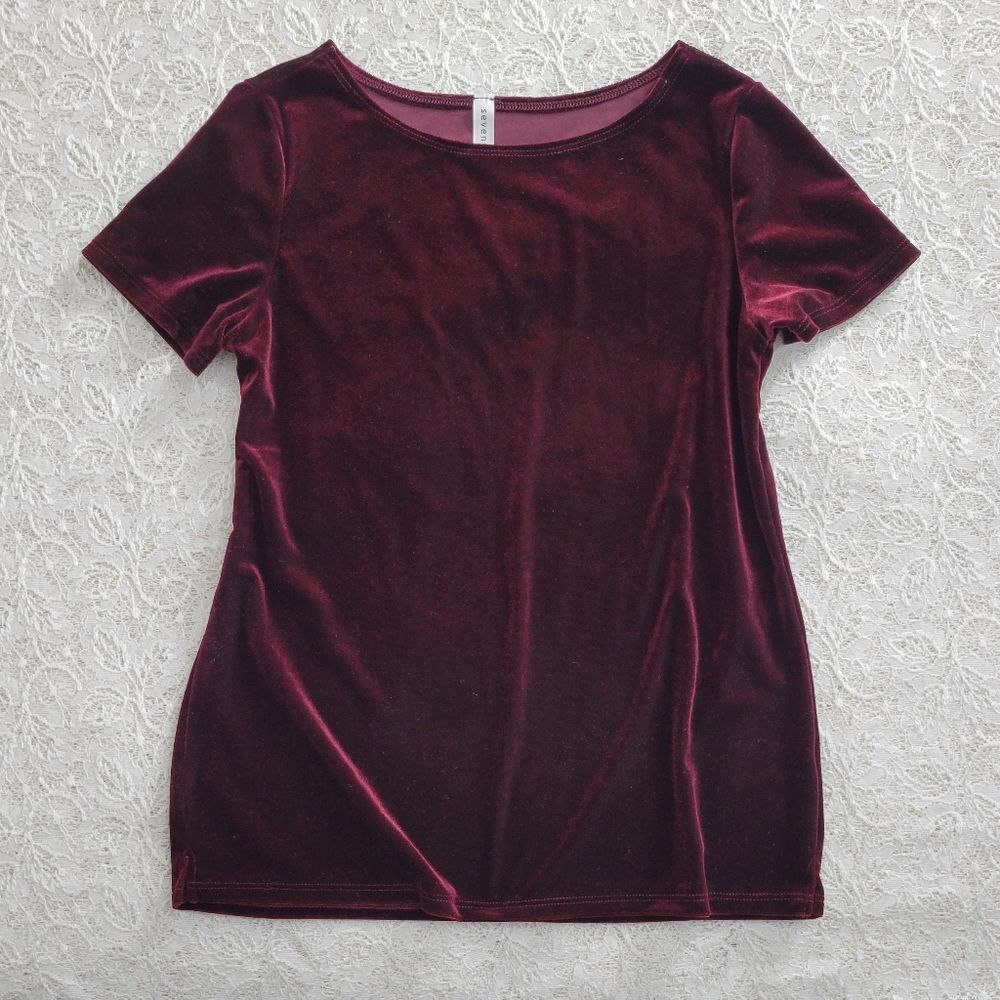 Seven Sisters Berrytone Velvet Tee